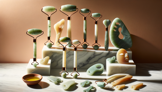 Jade Facial Roller & Gua Sha Set